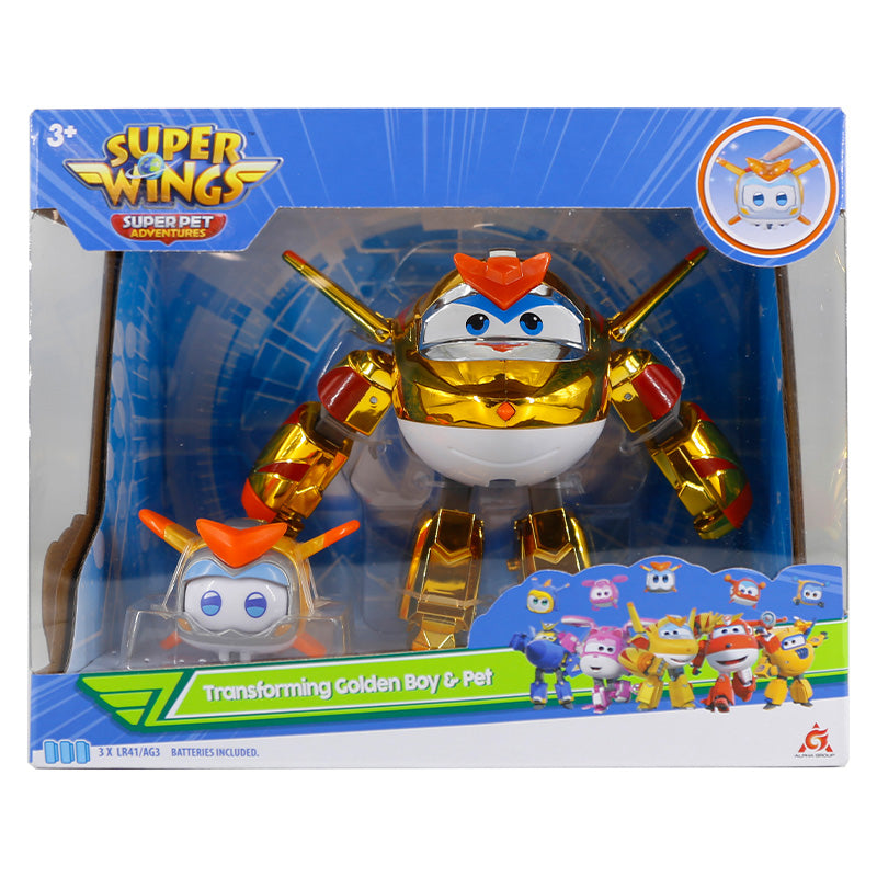 Robot Biến Hình Cỡ Lớn Golden Tốc Độ Kết Hợp Thú Cưng Golden SUPERWINGS YW770441